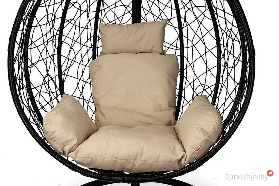Wiszący kosz huśtawka ogrodowa kokon czarny Bielsk Podlaski