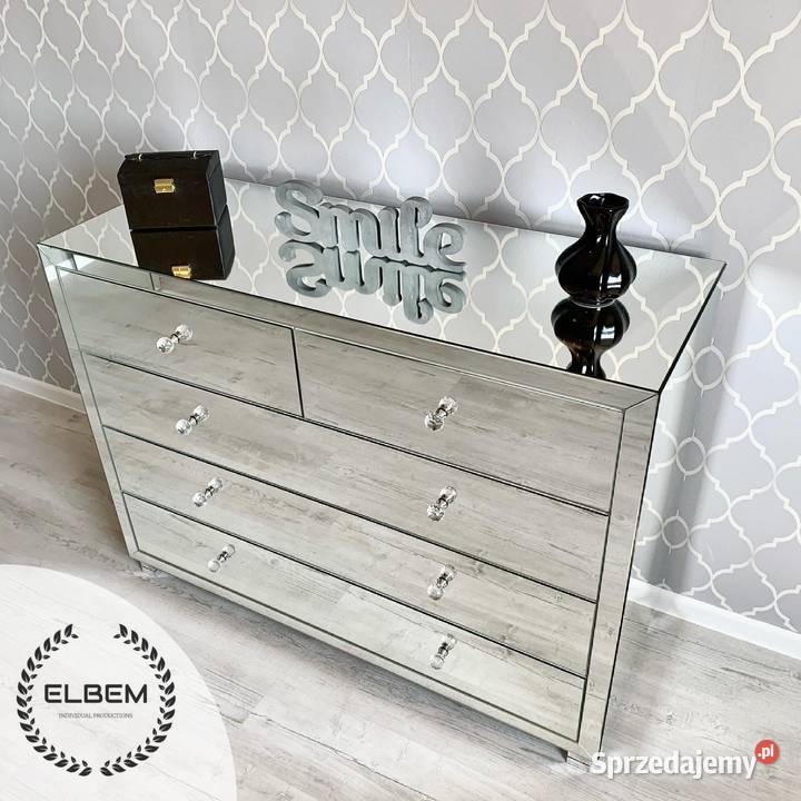 Lustrzana komoda w stylu Glamour Szczecin sprzedam