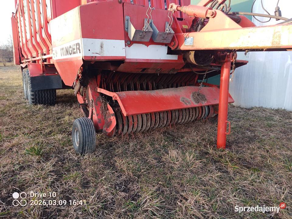 Przyczepa samozbierająca Pottinger Siloprofi 3 podlaskie Reszkowce