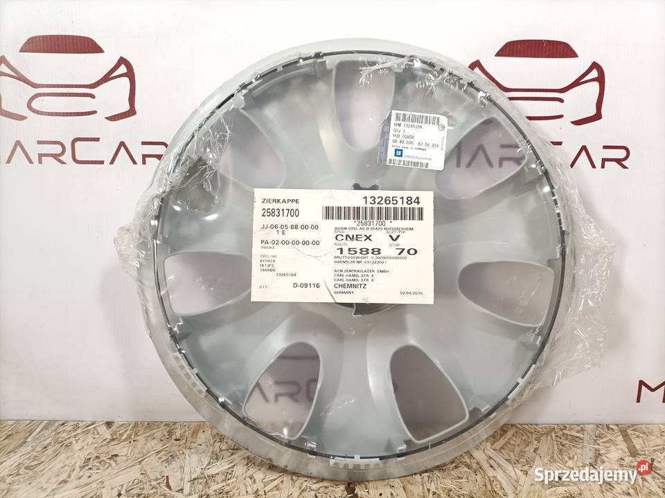 OPEL CORSA D IV DEKIELEK KOŁPAK 15 13265184 Pleszew sprzedam