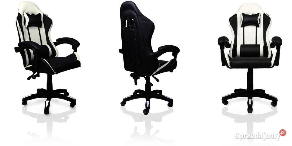 Fotel gamingowy krzesło obrotowe ekoskóra Poznań