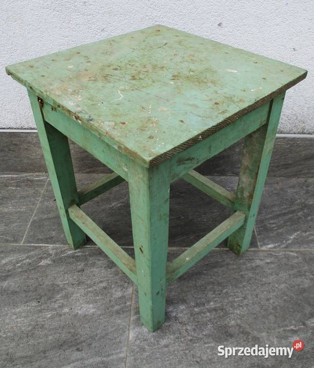 Stary Wiejski Stołek Zydel Pozostałe mazowieckie