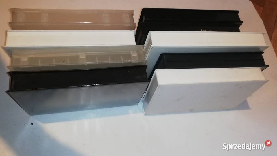 Pudełka do kaset VHS 9 sztuk Warszawa