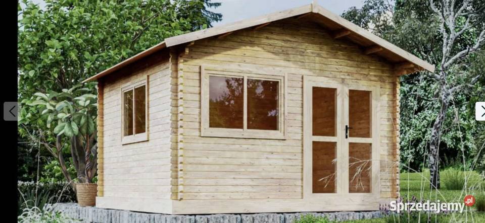 SOLIDNY domek LETNISKOWY drewniany 4m x 4m16 Domki drewniane wielkopolskie Mnichowo