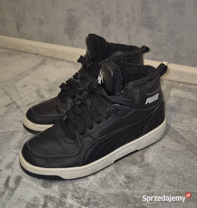 Buty ocieplane Sneakersy Puma Rebound Joy Fur 37 Sznurowadła