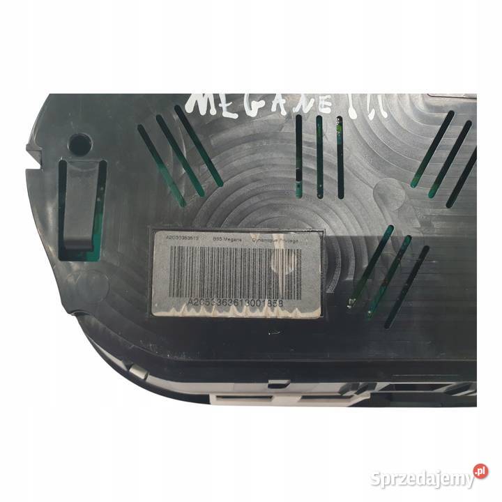 LICZNIK ZEGARY 248106944R Renault Megane III 14