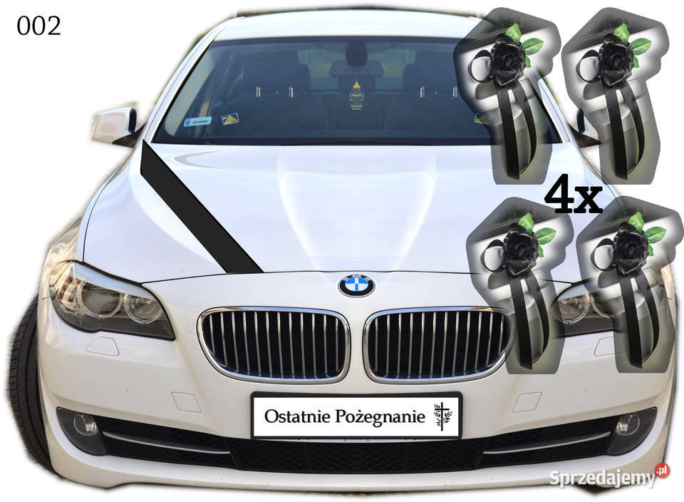 Stroik dekoracja na pogrzeb pogrzebowa kotylion Pokrowce samochodowe Nowy Wiśnicz