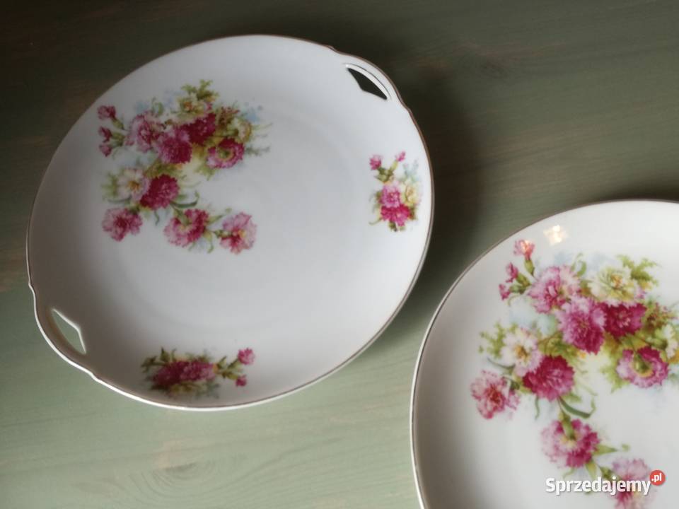 Porcelana KPM Germany Patera talerz antyk wielokolorowy Wyposażenie wnętrz