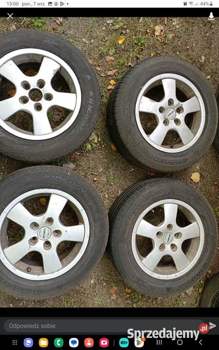Felgi aluminiowe enzo 15 Opel mazowieckie Kobyłka