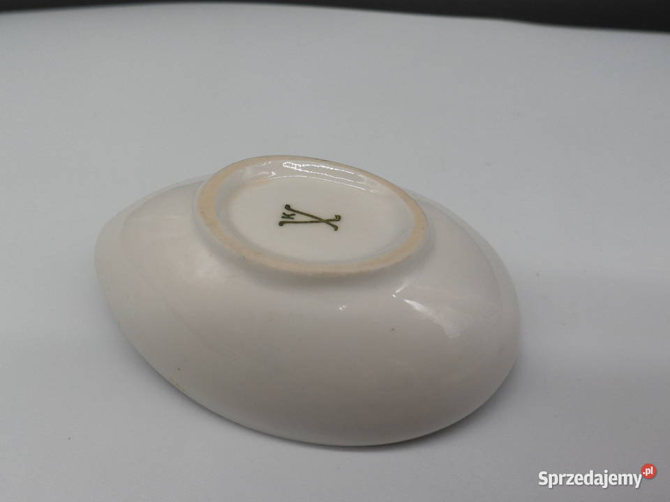 Porcelanowa Popielniczka Czarka Łezka Kalk Raszków sprzedam