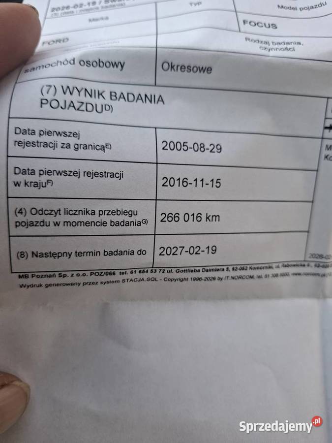 Ford focus 226000km Focus Motoryzacja wielkopolskie