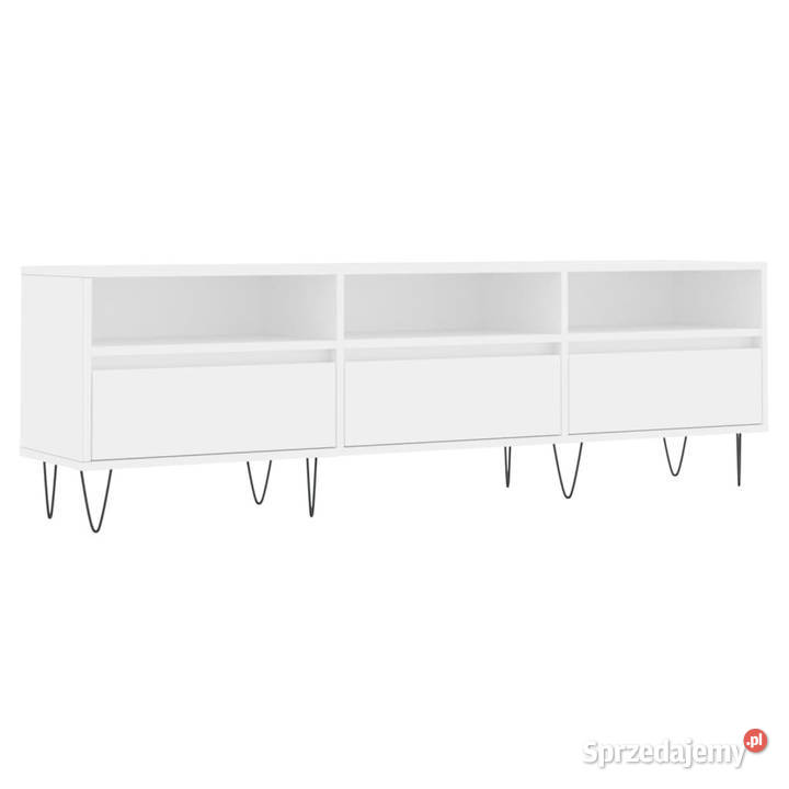 Szafka pod TV biała 150x30x445 materiał Warszawa