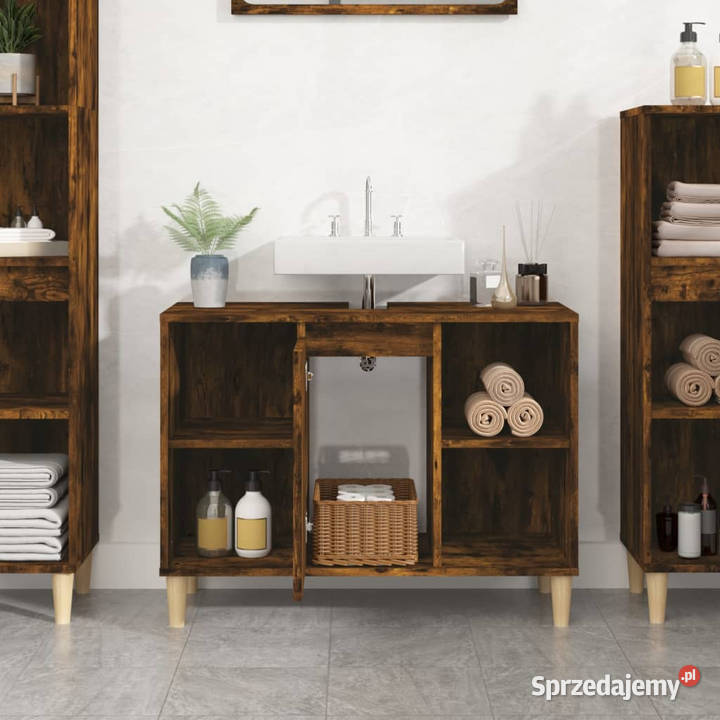 Szafka pod umywalkę przydymiony dąb 80x33x60 Warszawa