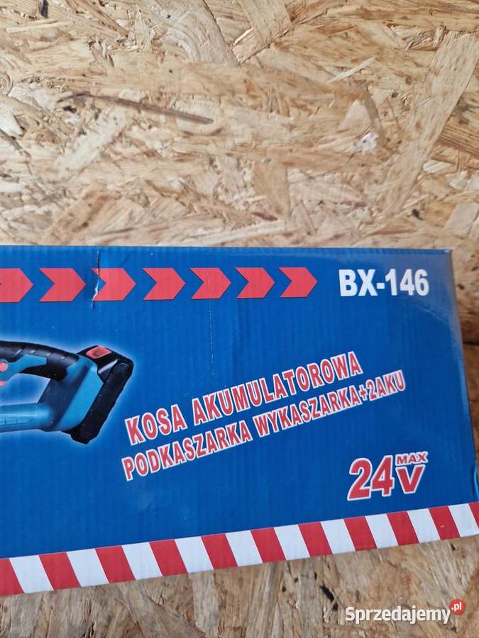 Podkaszarka akumulatorowa 24V 2xAKU zestaw XXL Pozostałe wielkopolskie Głogowa