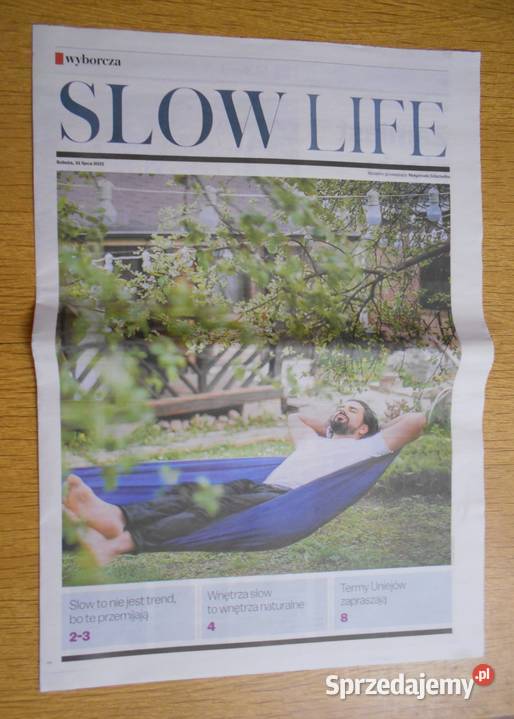 SLOW LIFE Gazeta Wyborcza Parczew sprzedam