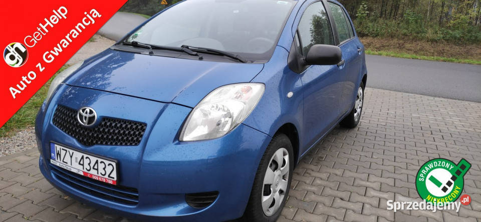 Toyota Yaris 13 l benz 5drzwi II 20052011 isofix mazowieckie Stare Budy sprzedam