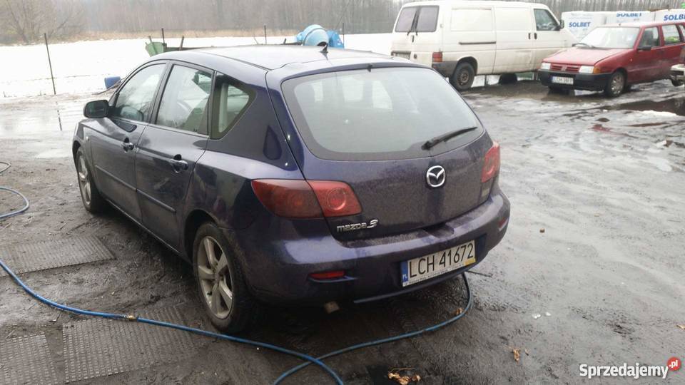 Mazda 3 1.6td uszkodzona Chełm Sprzedajemy.pl