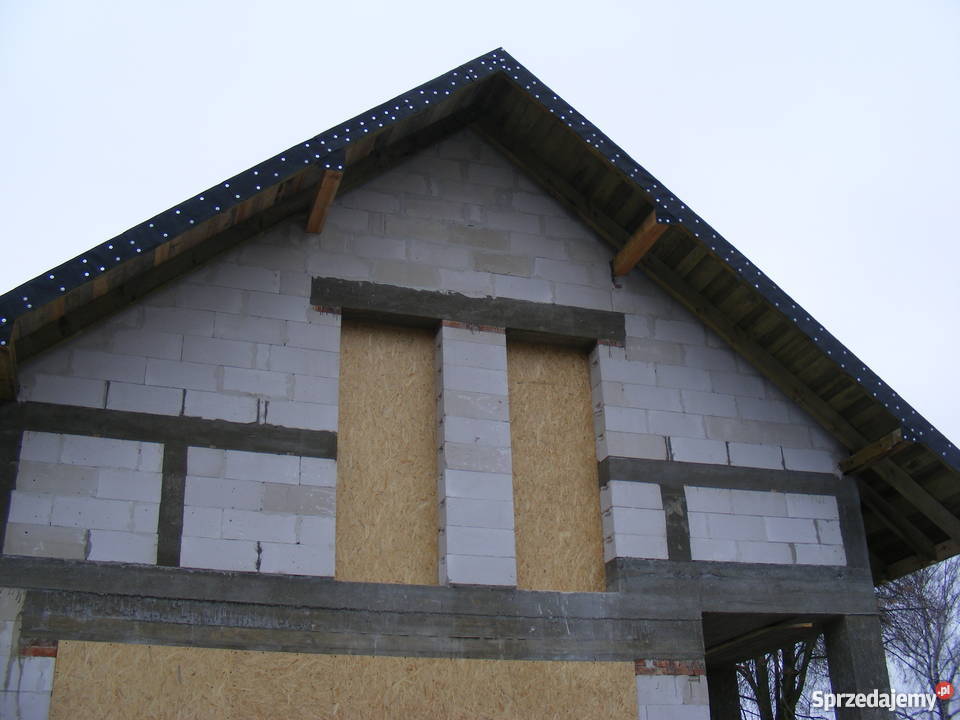 Sprzedam dom Halinów stan surowy 360000PLN Nieruchomości mazowieckie Halinów