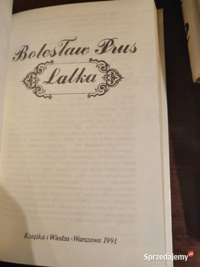 Lalka Bolesław Prus 3 Tomy Wydanie 1991 świętokrzyskie