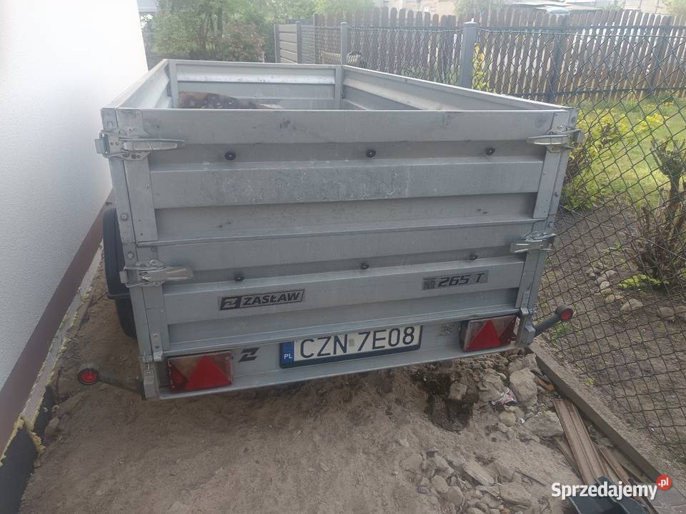 Przyczepka Zasław dwuosiowy Gniezno sprzedam