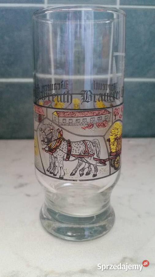 Szklanka Brauerei Glenk Bayreuth 250 ml inny kolor