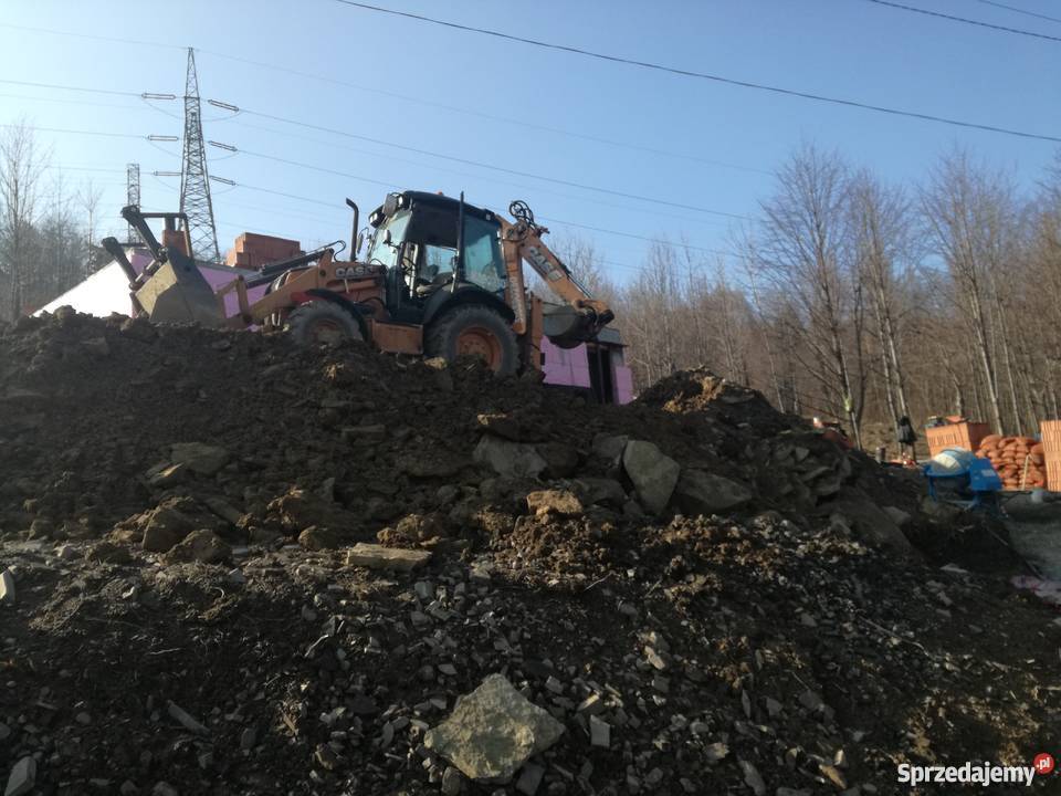 USŁUGI KOPARKO ŁADOWARKĄ młot transport Kęty