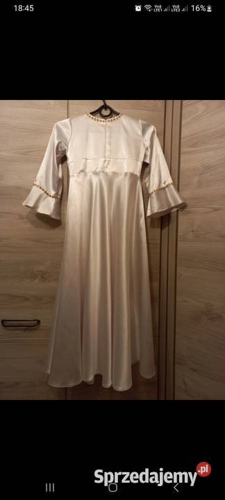 Sukienka do komuniisypania kwiatków dziewczynka Lublin