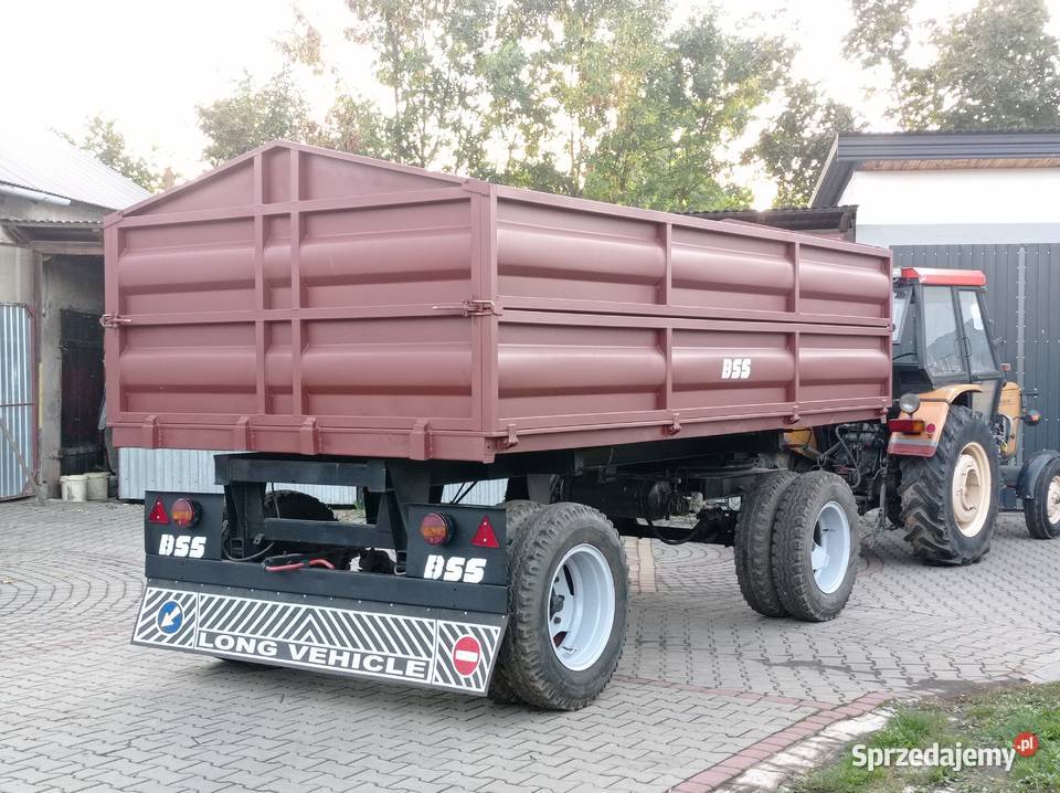 Przyczepa rolnicza bss wywrotka brandys nieuszkodzony lubelskie Krasnystaw sprzedam