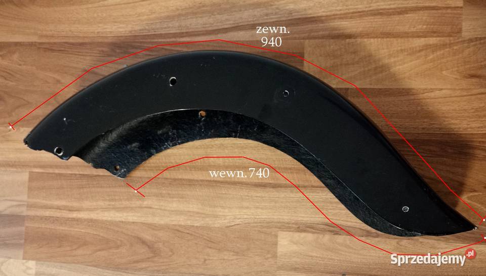 Błotnik tylny szeroki do choppera Pozostałe zachodniopomorskie Szczecin