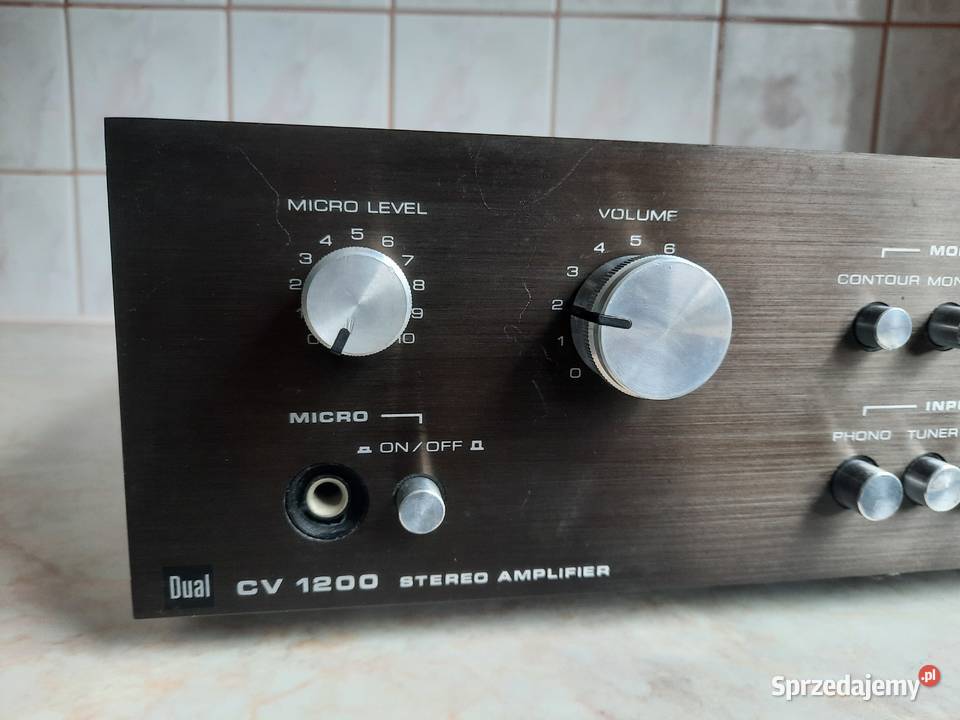 Wzmacniacz Dual CV 1200 1980r Rzadka Wersja Wzmacniacze i pokrewne śląskie Piasek sprzedam