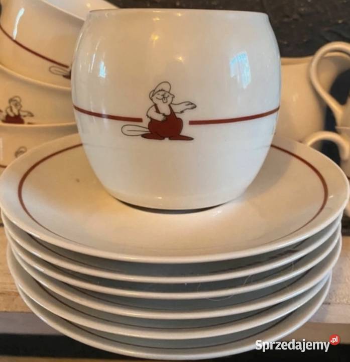 Zestaw serwis porcelanowy do kawy herbaty dolnośląskie Wałbrzych