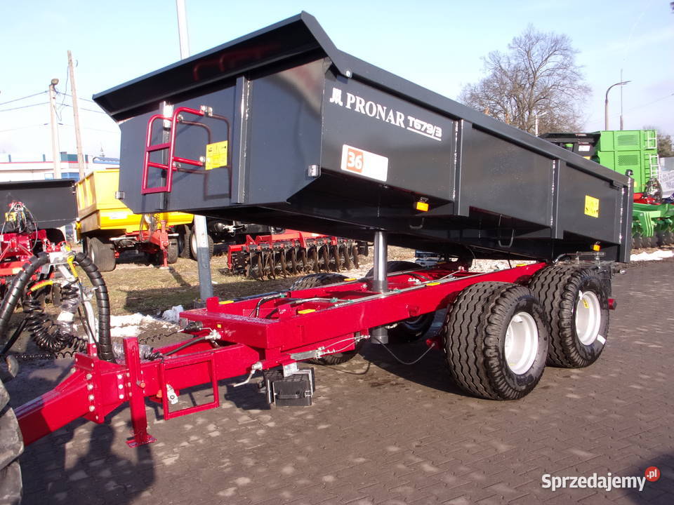 Przyczepa budowlana tandem skorupowa T6793