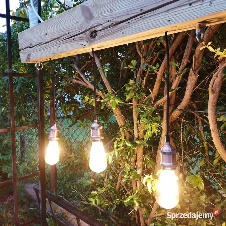 Lampa wisząca na linach regulowanych Styl Lampy wiszące Wejherowo
