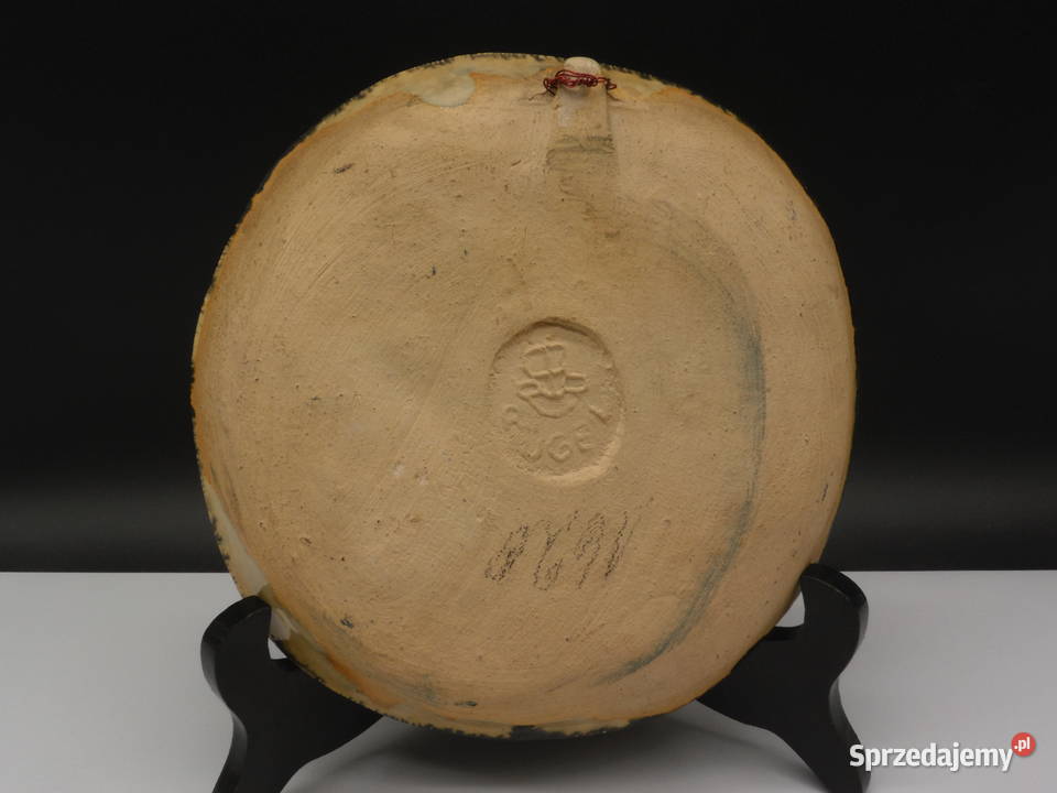 Unikatowa ceramiczna patera vintage KOZIOROŻEC wielkopolskie sprzedam