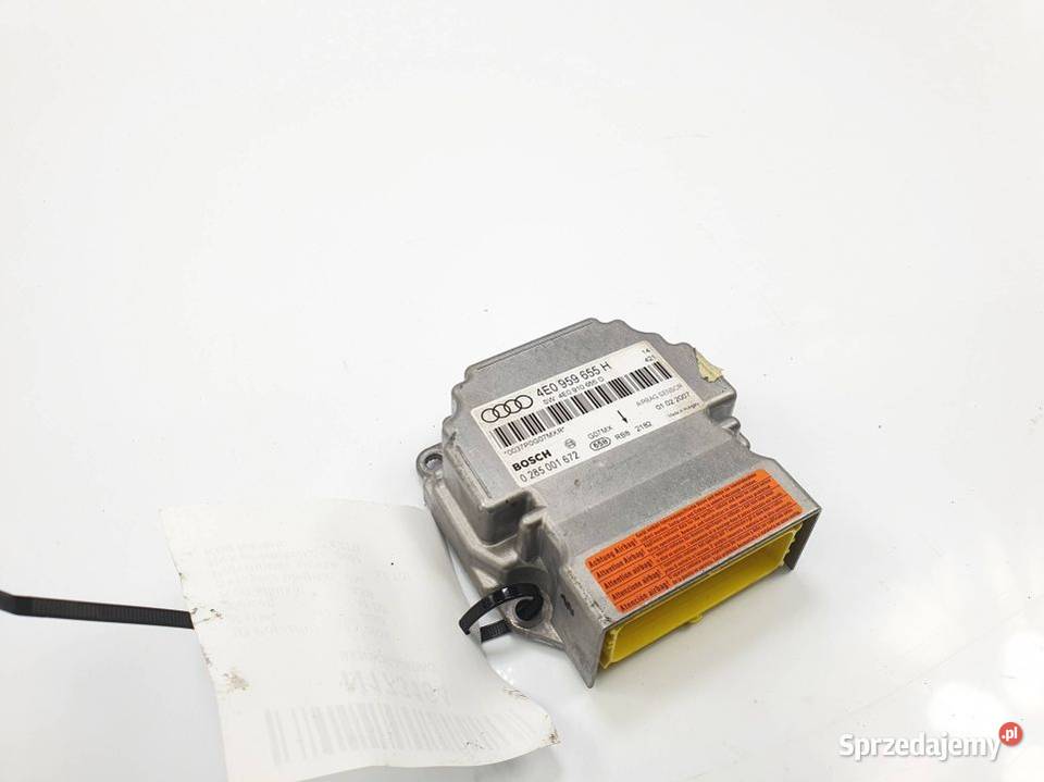SENSOR AIRBAG AUDI A8 D3 4E0959655H kujawsko-pomorskie Lipno