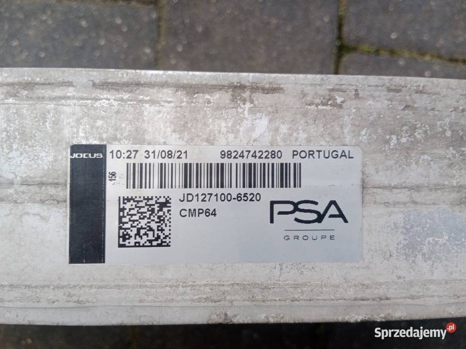 Intercooler opel corsa F mokka Chłodnice powietrza (intercoolery) Czerniewice