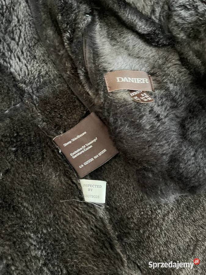 Kożuch damski brązowy kanadyjski Danier S Bez wzoru Gdańsk sprzedam