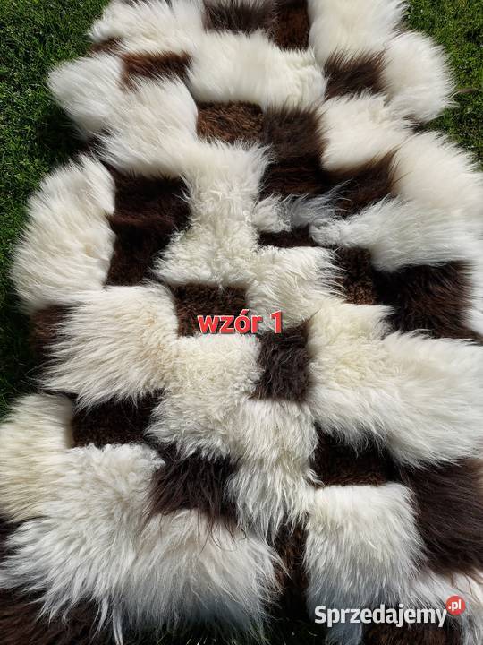 Skóra Owcza GIGANT Naturalna XXXXL Dywan Skóry