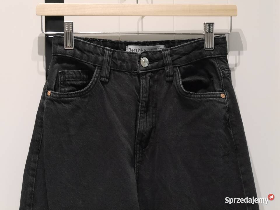 Bershka świetne spodnie szerokie nogawki 32 XXS Wrocław