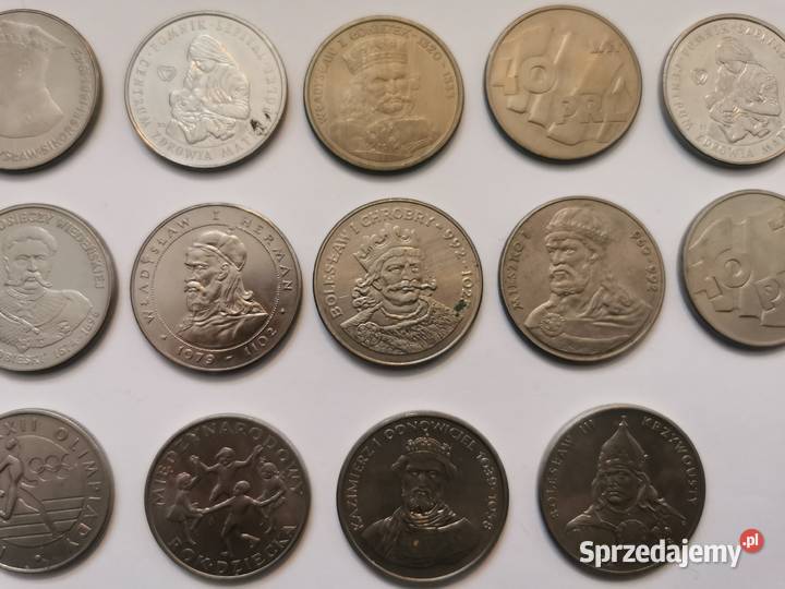 Monety PRL 22 sztuki Numizmatyka Lębork