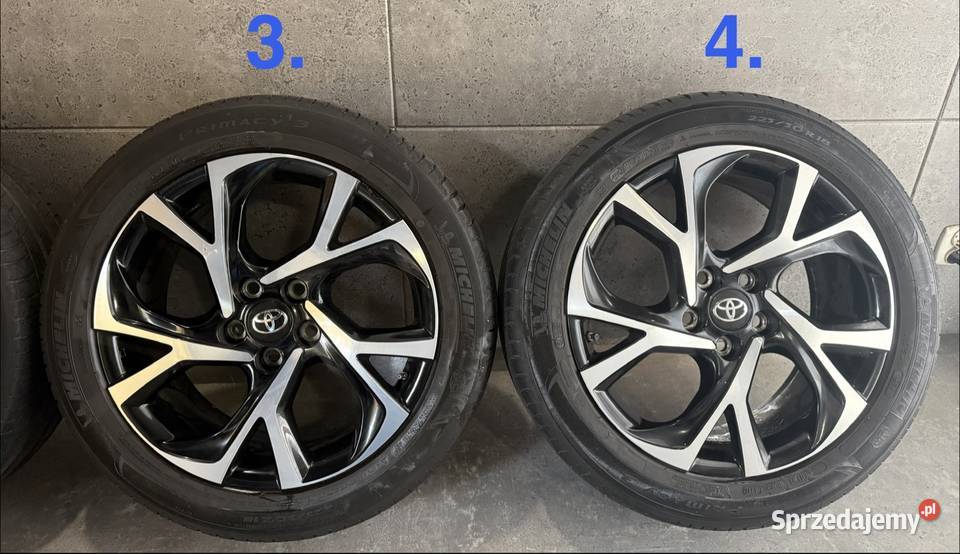 18 Toyota CHR felgi koła komplet OEM oryginał Lubasz