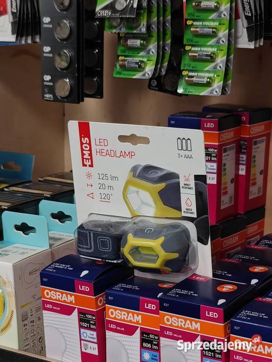 Latarka czołowa EMOS P3532 Sport i Wypoczynek Ornontowice sprzedam