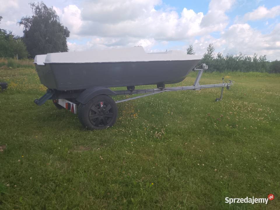 Łódka wędkarska przyczepka zarejestrowana Świecie sprzedam