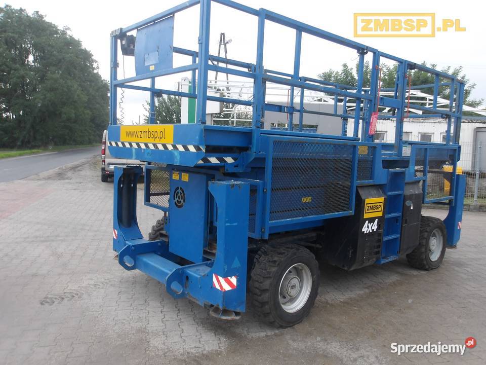 Podnośnik nożycowy zwyżka GENIE GS3384 RT 4x4 Rok produkcji 2015 Dźwigi, podnośniki wielkopolskie Pleszew