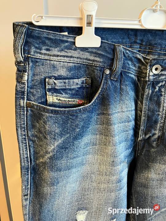 Nowe męskie jeansy spodnie Diesel Jeans Italy podkarpackie Rzeszów