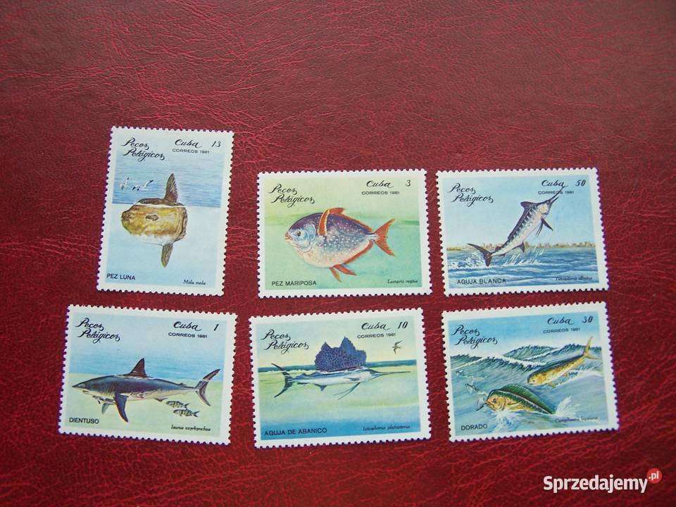 Kuba 1981 MNH Mi 253439 Fauna Ryby Tychy