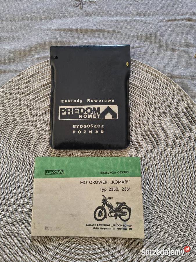 Instrukcja obsługi komar 2350 2351 Romet Rzeszów