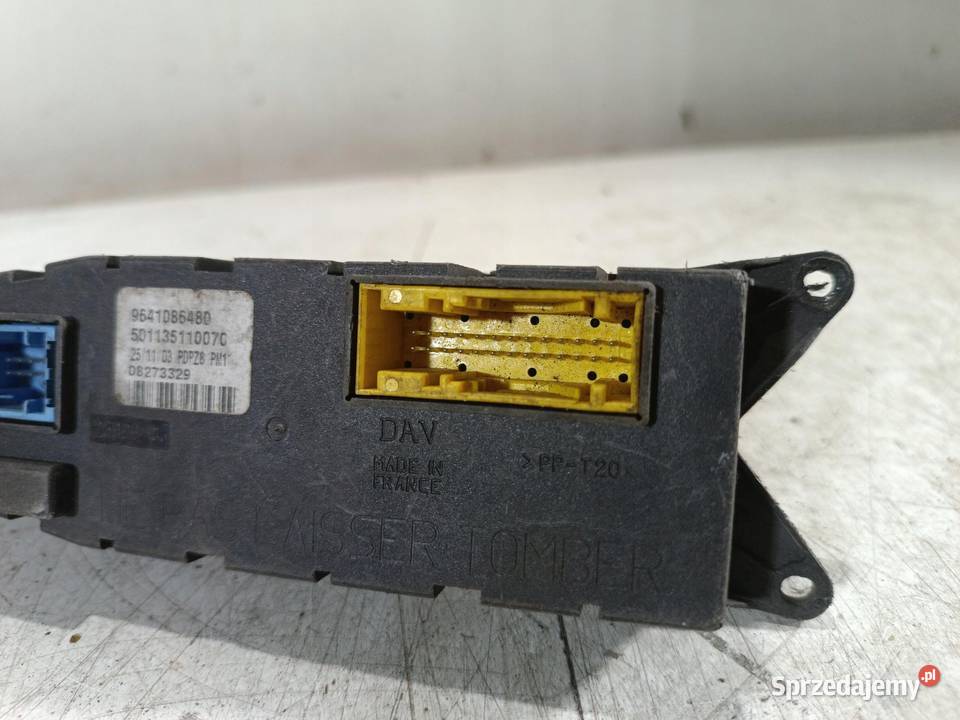 MODUŁ DRZWI PRAWY PRZÓD PEUGEOT 607 9641086480
