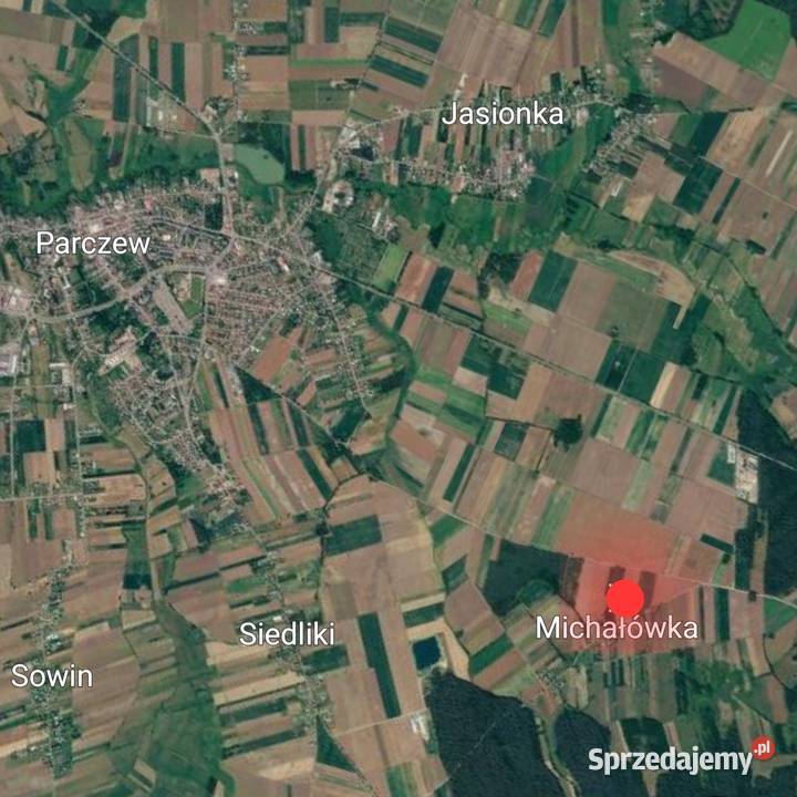 Działka rolna 1200 m2 Michałówka koło Parczewa Parczew