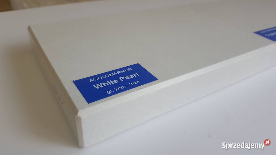 Parapety agglomarmur White Pearl konglomerat Pozostałe podlaskie